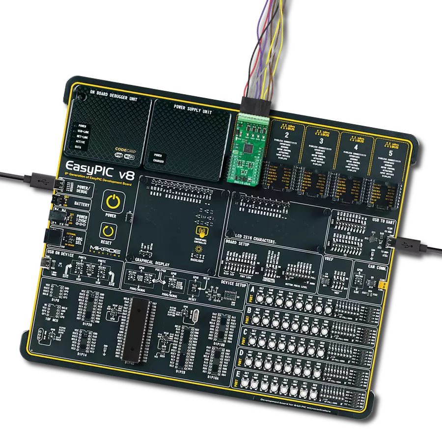 Achieve flexible industrial digital input and output control for various industrial applications with MAX14906 and PIC18F4455