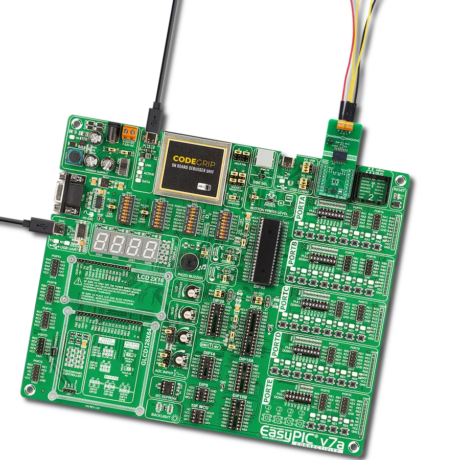 RS485 Isolator 4 Click with EasyPIC v7a