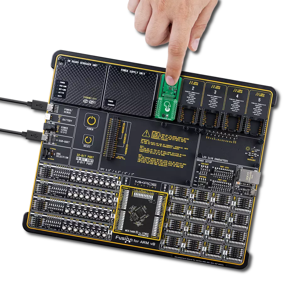 Cap Touch 4 Click with Fusion for ARM v8
