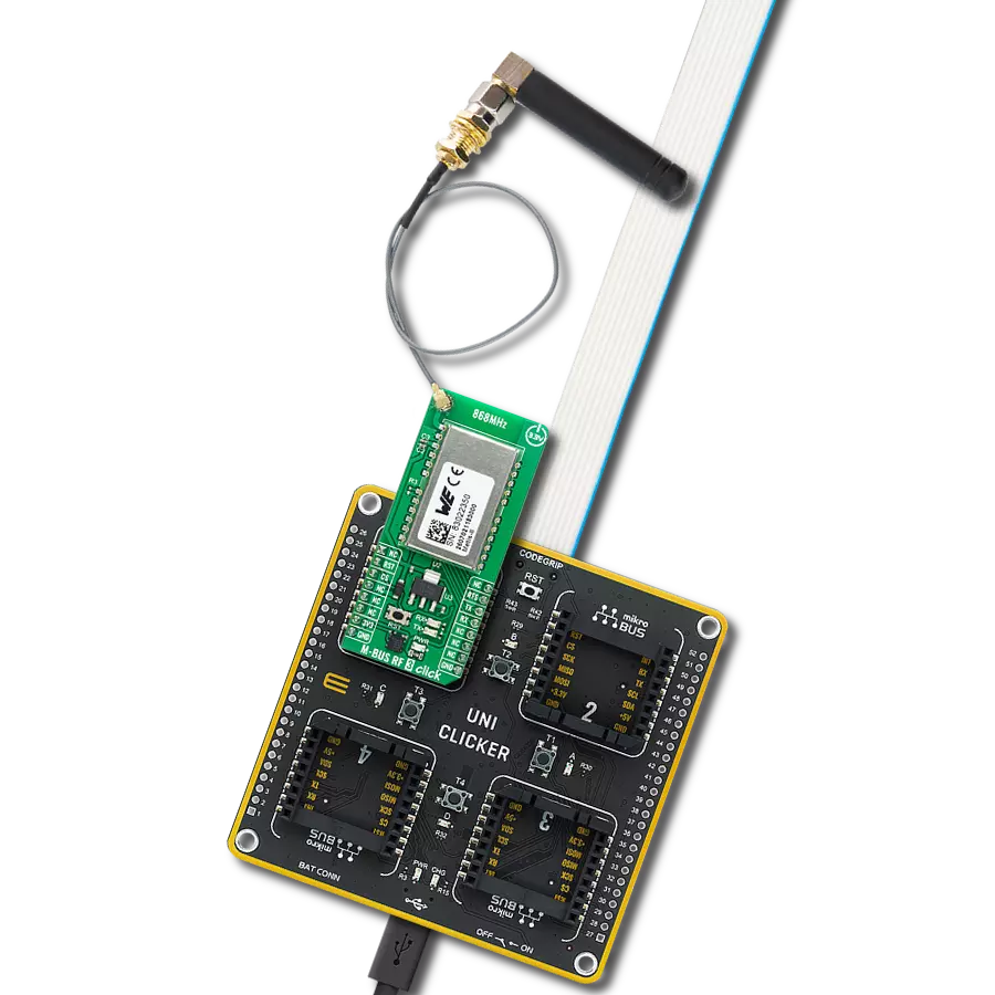 M-BUS RF 3 Click with UNI Clicker