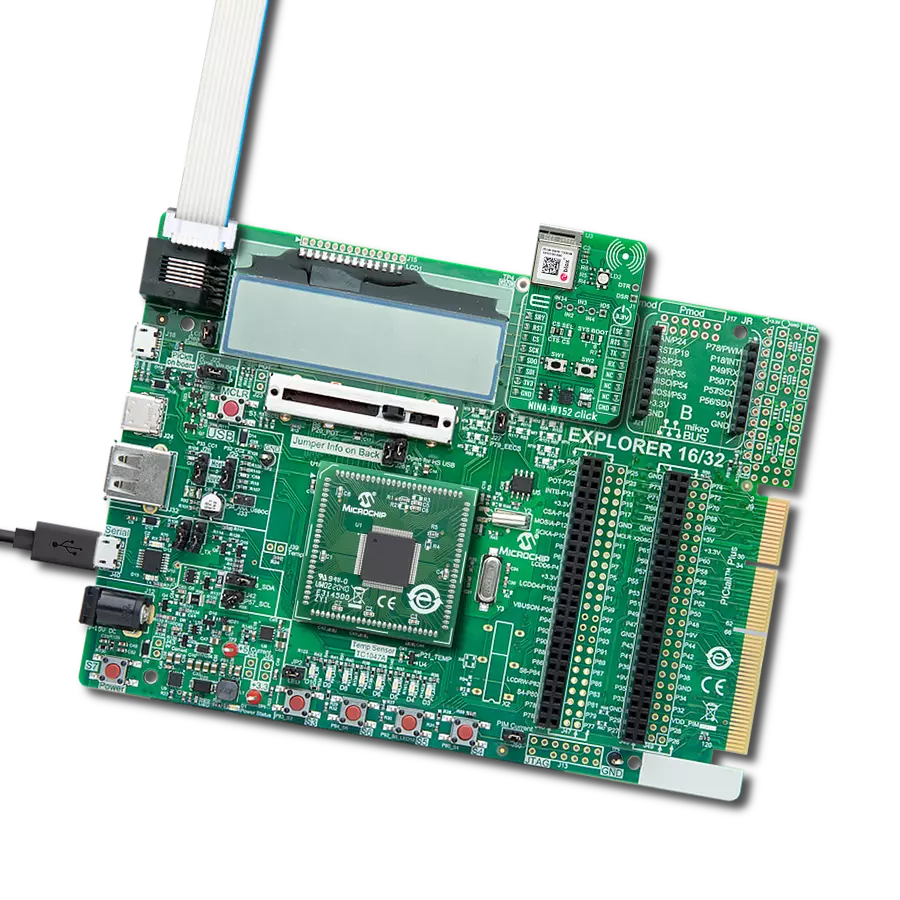 NINA-W152 Click with Explorer 16/32 development board