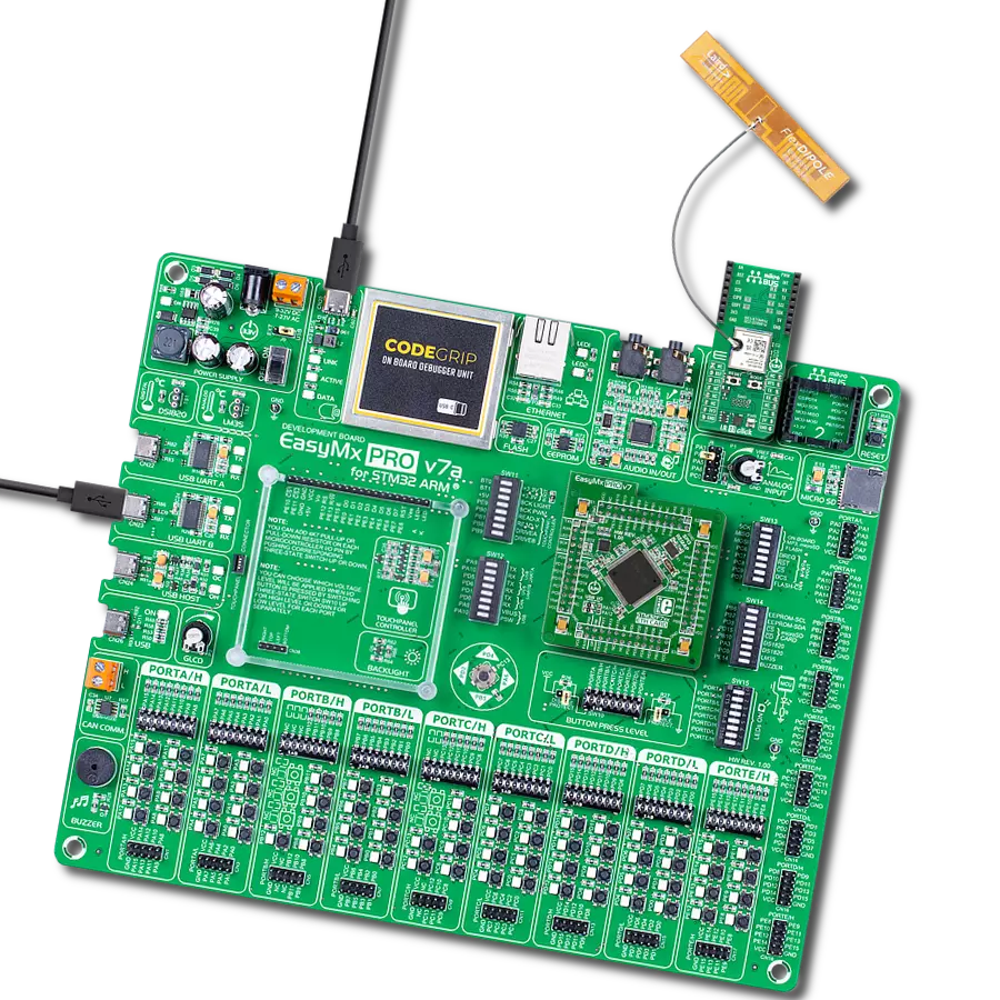 LR 11 Click - 868MHz with EasyMx PRO v7a for STM32