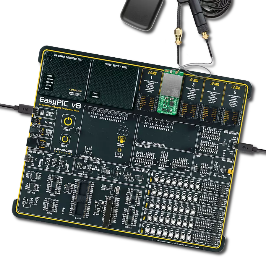 Achieve reliable 4G (LTE) connectivity with the EG95EXGA-128-SGNS and PIC18F24K50, perfect for European M2M and IoT