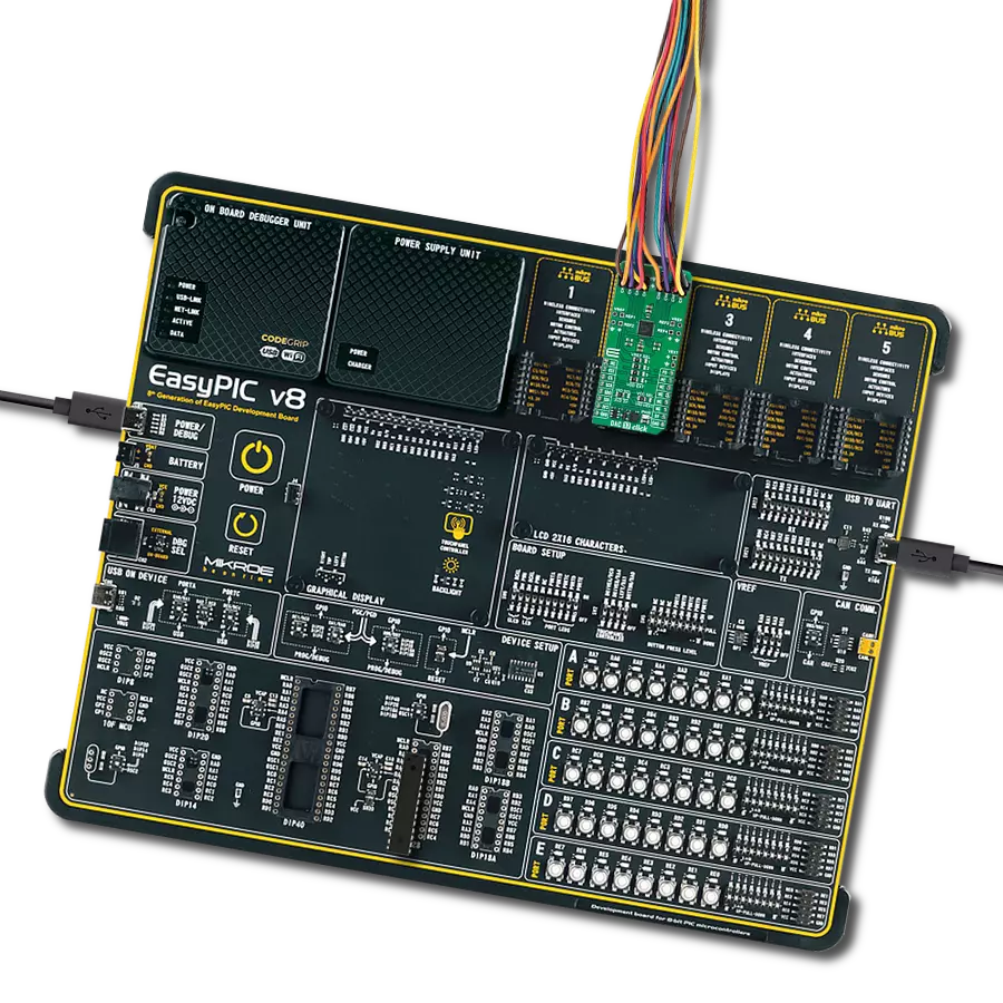 Convert digital signals into precise analog voltage outputs using the DAC7558 and PIC18LF25K50