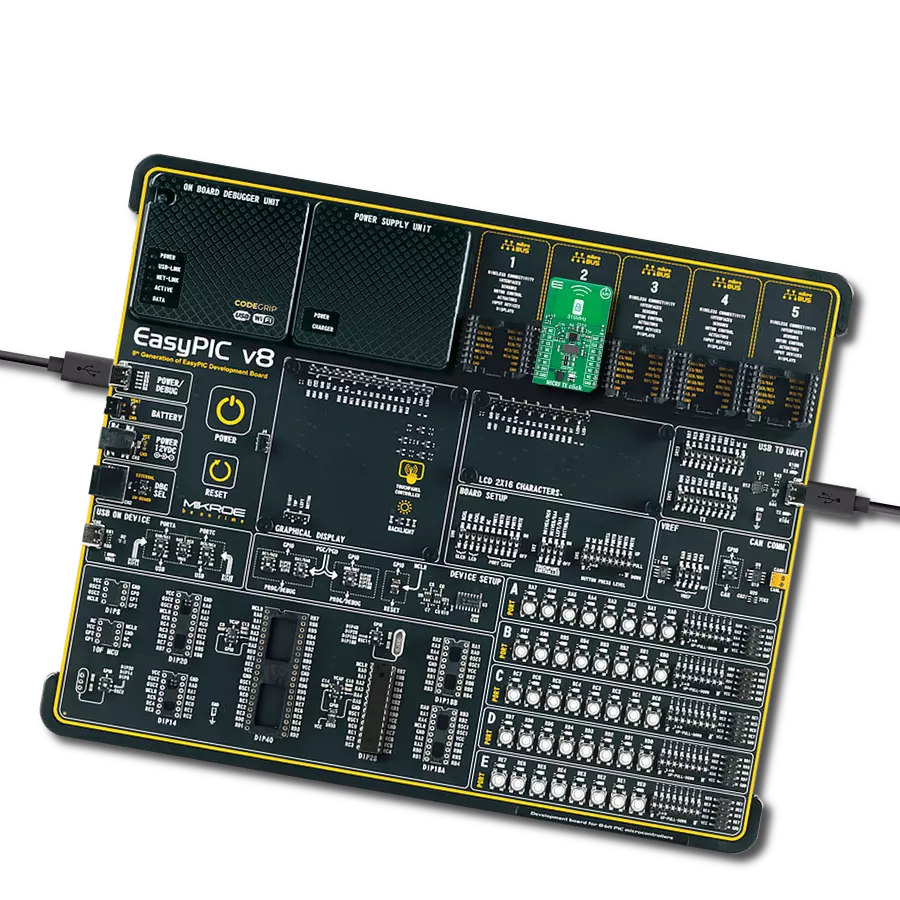 Transmit data over the 315MHz frequency band with MICRF112 and PIC18F2680