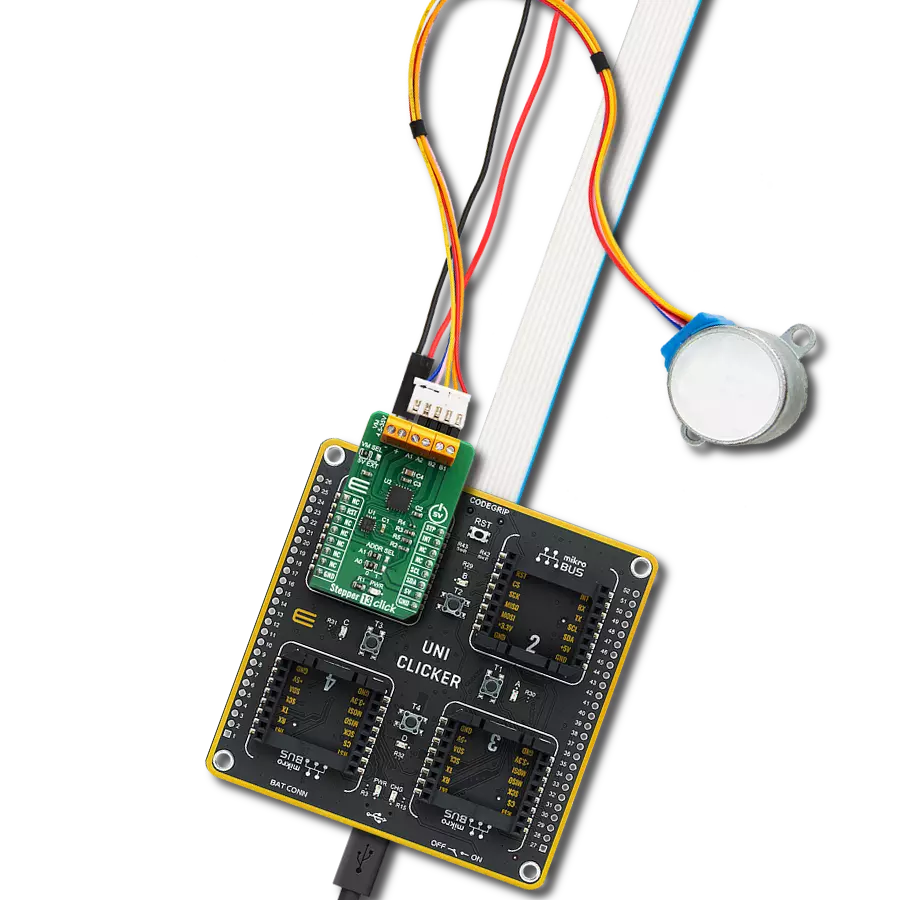Stepper 13 Click with UNI Clicker
