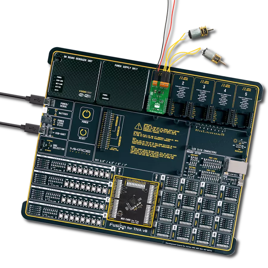 H-Bridge Click with Fusion for Tiva v8