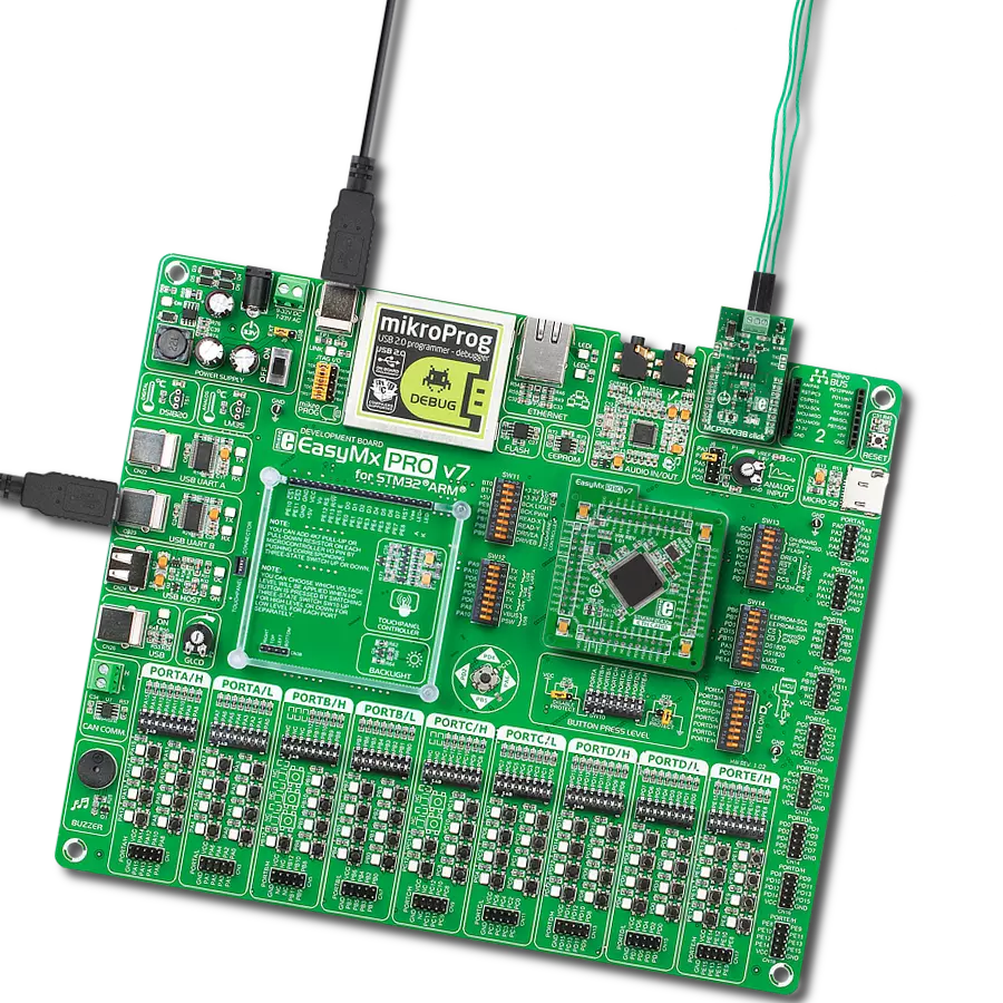 MCP2003B Click with EasyMx PRO v7 for STM32