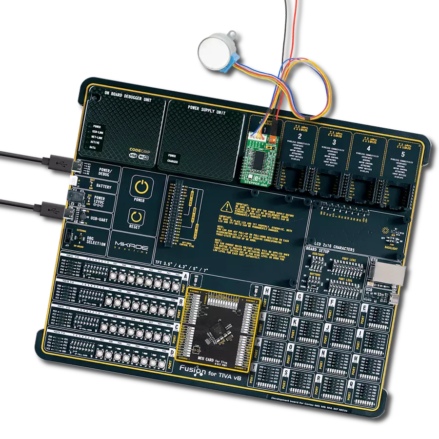 STEPPER Click with Fusion for Tiva v8