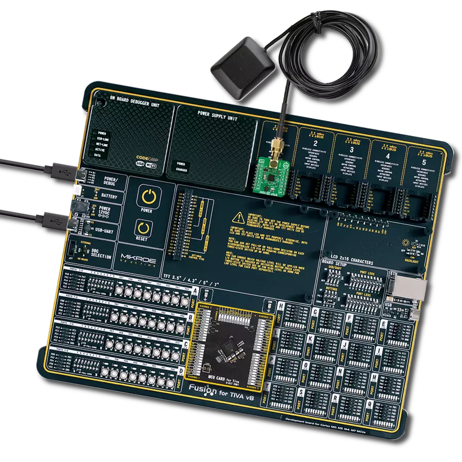 GNSS 14 Click with Fusion for Tiva v8