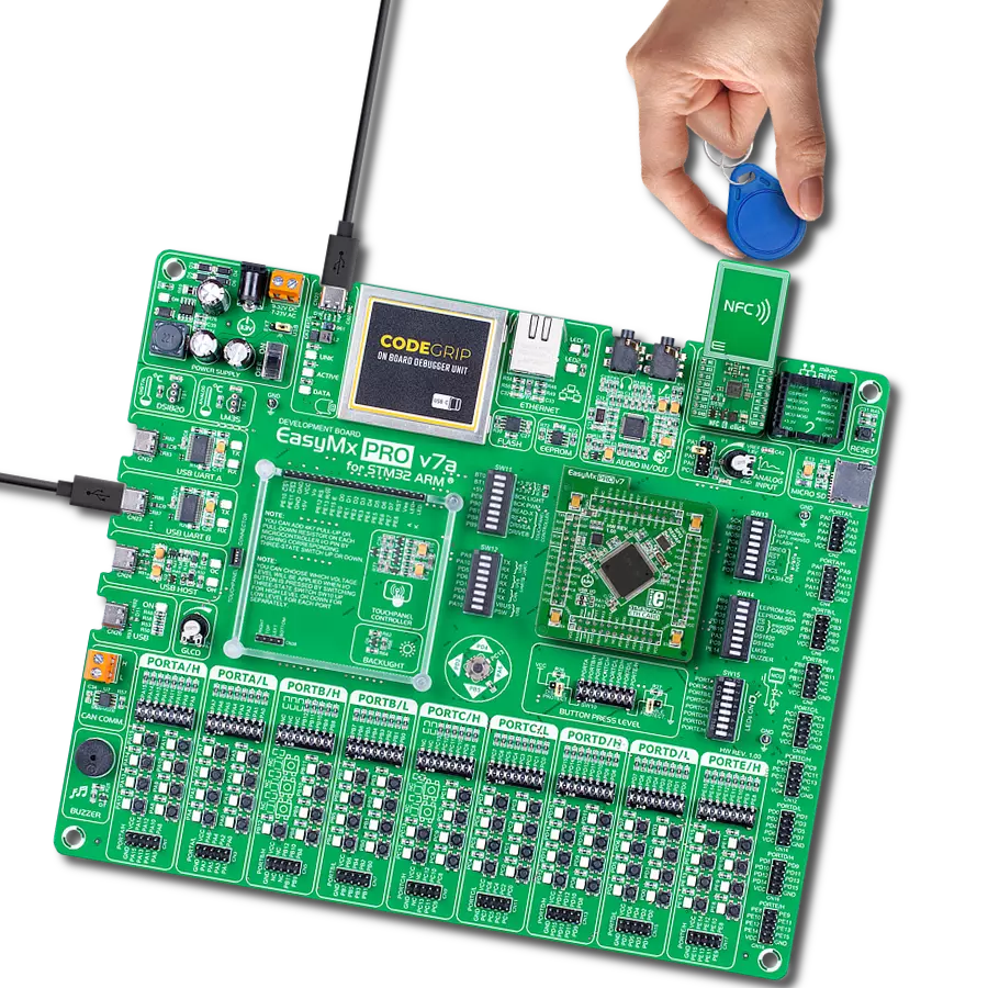 NFC 6 Click with EasyMx PRO v7a for STM32