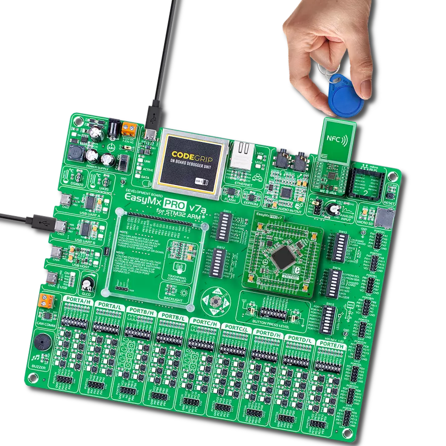 NFC 6 Click with EasyMx PRO v7a for STM32