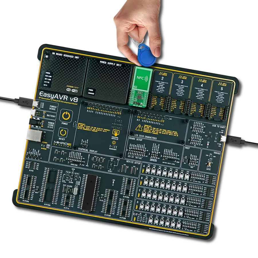 NFC 6 Click with EasyAVR v8
