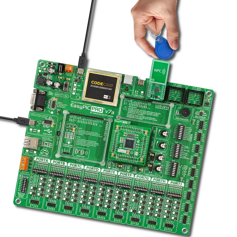 NFC 6 Click with EasyPIC PRO v7a