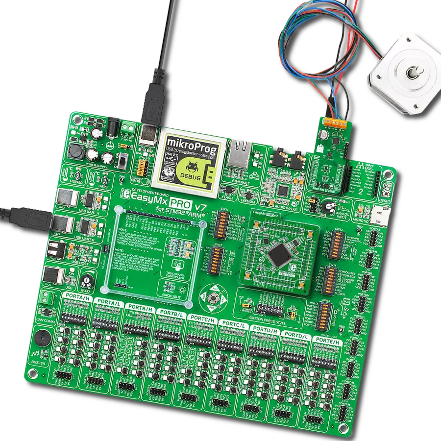 Silent Step 4 Click with EasyMx PRO v7 for STM32