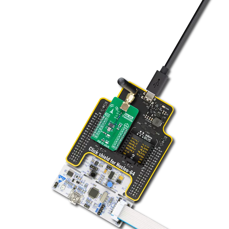Deliver data and control signals where you need them most thanks to the MAX41460 and STM32F410RB