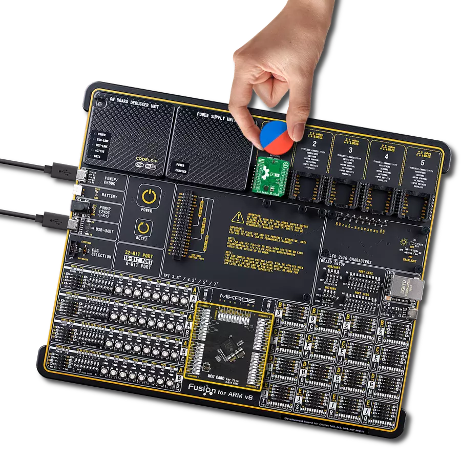 Hall Switch 3 Click with Fusion for ARM v8