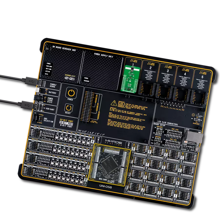 Opto Encoder 4 Click with UNI-DS v8