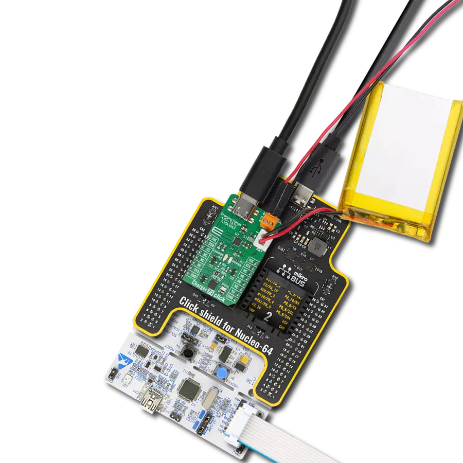 使用 MAX77751 和 STM32F410RB 实现单节锂离子/聚合物电池的快速 USB-C 充电