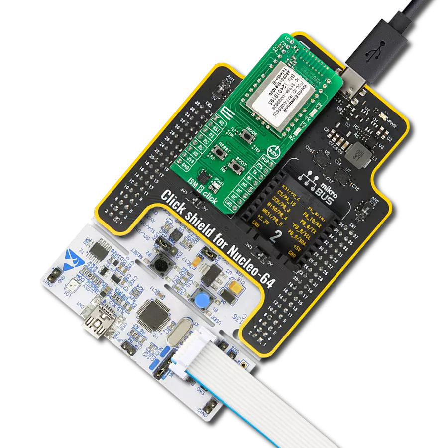 Achieve RF connectivity up to 40 meters line-of-sight with Telesto-III (2609011091000) and STM32G071RB