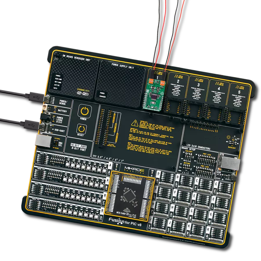 PWR Meter 2 click with Fusion for PIC v8