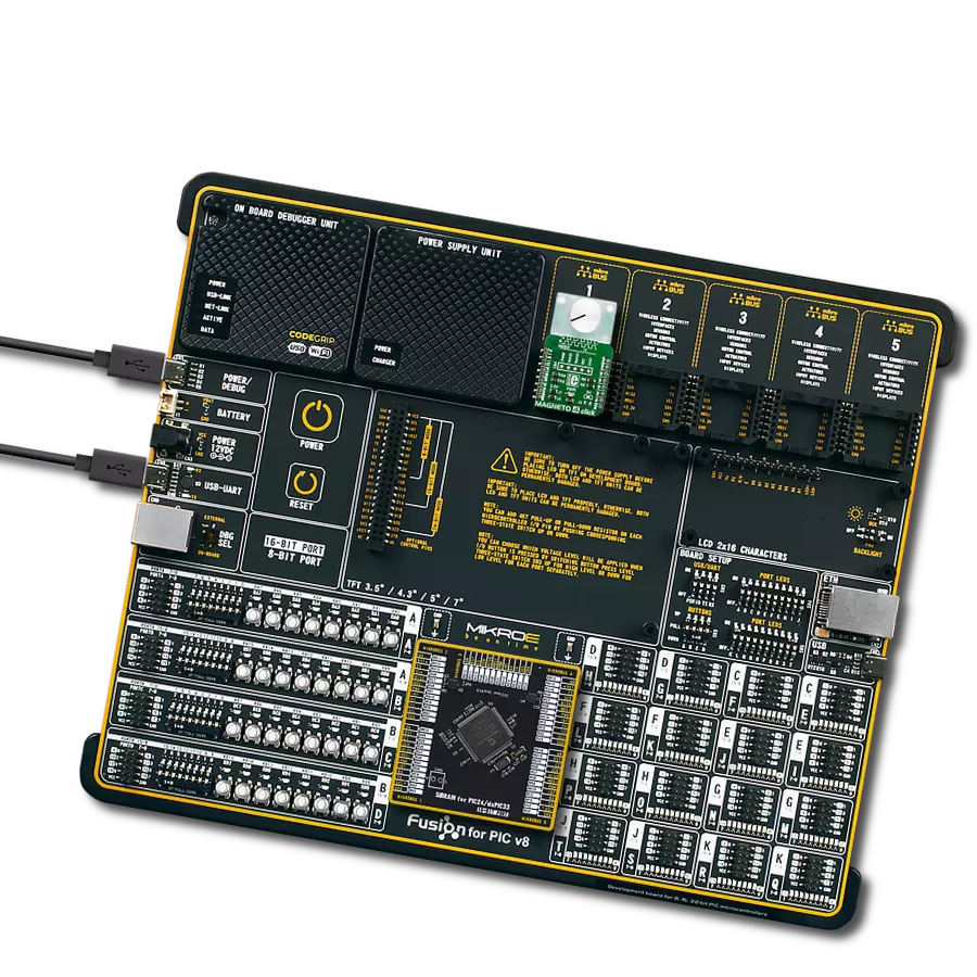 Magneto 4 Click with Fusion for PIC v8