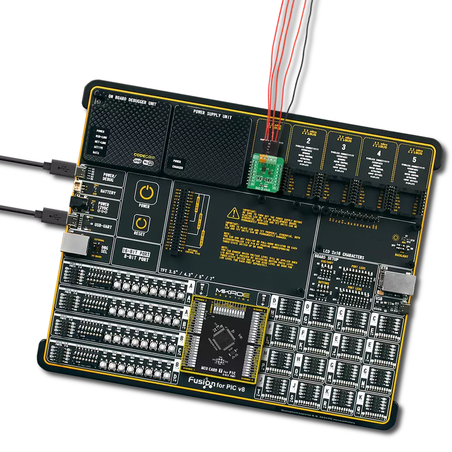 DAC 6 Click with Fusion for PIC v8