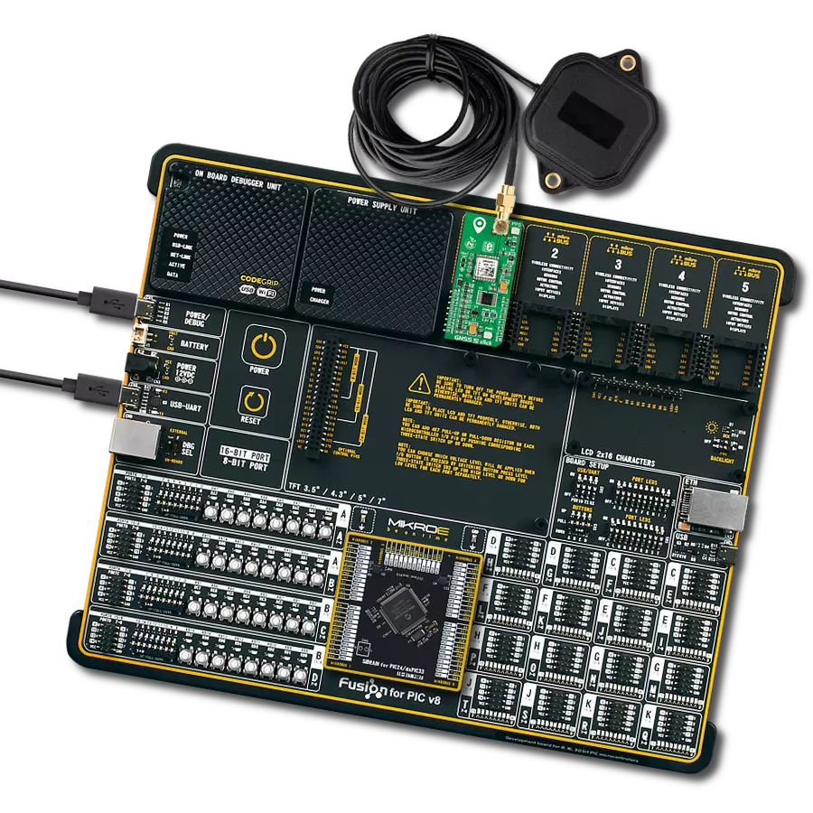 GNSS2 Click with Fusion for PIC v8