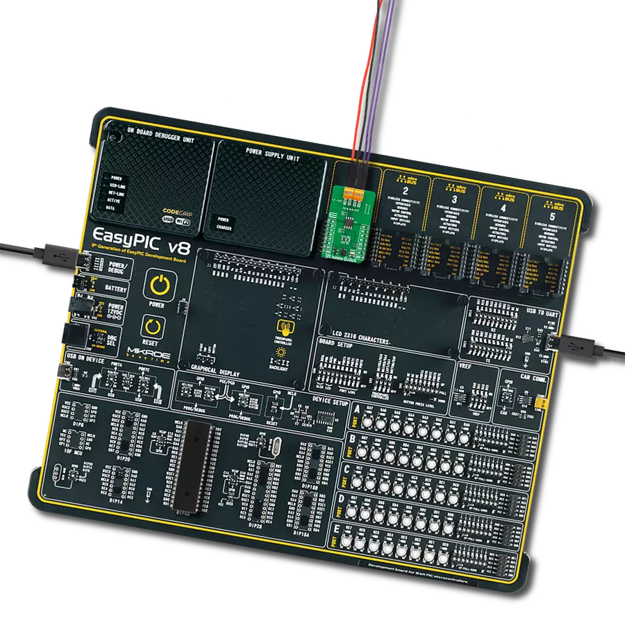 I2C Isolator 7 Click with EasyPIC v8