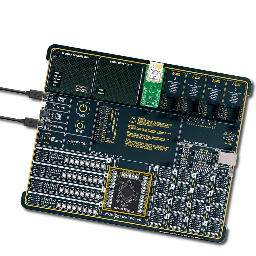 UWB 3 Click with Fusion for Tiva v8