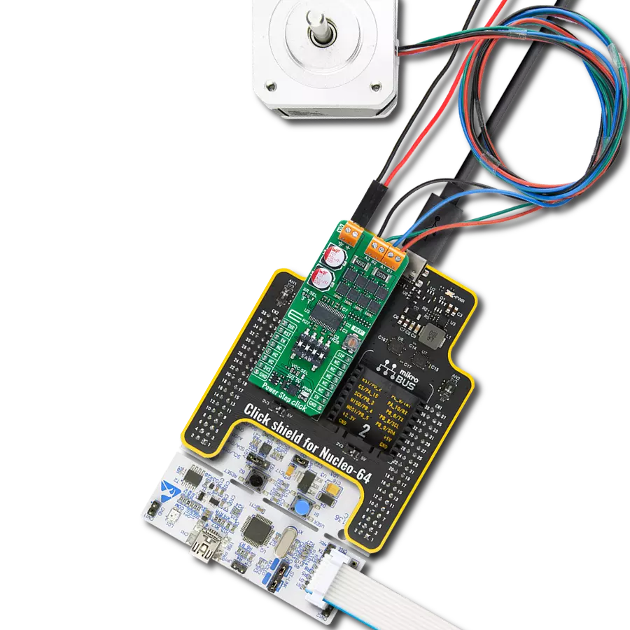 使用 A4989SLD 和 STM32G071RB 实现高功率两相双极步进电机控制