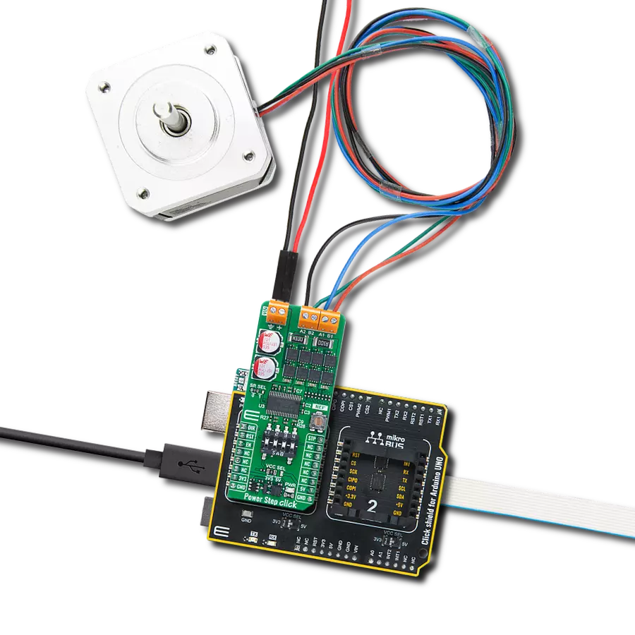 使用 A4989SLD 和 ATmega328P 实现高功率两相双极步进电机控制