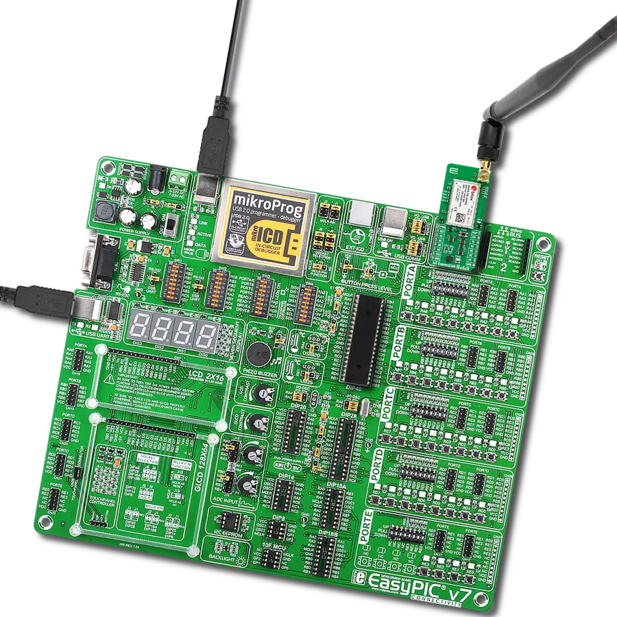 IoT ExpressLink 2 Click with EasyPIC v7