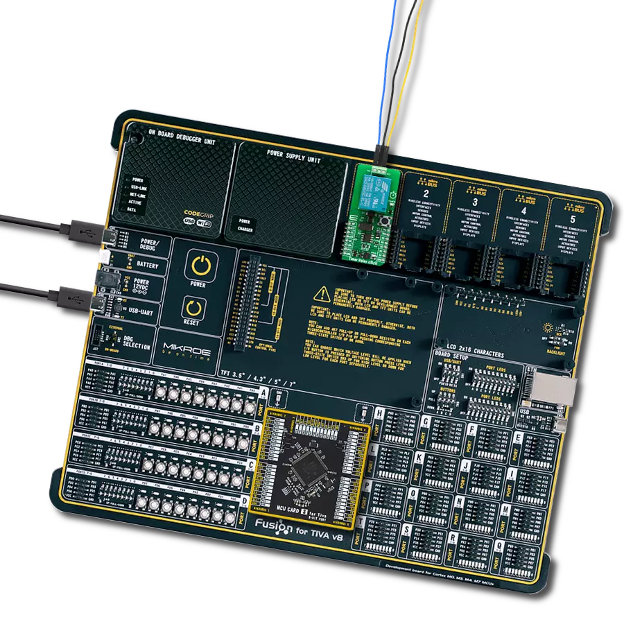 Timer Relay Click with Fusion for Tiva v8