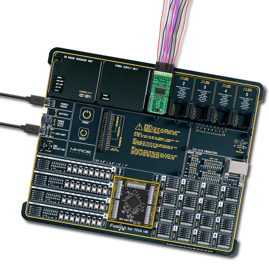 SPI Isolator 8 Click with Fusion for Tiva v8