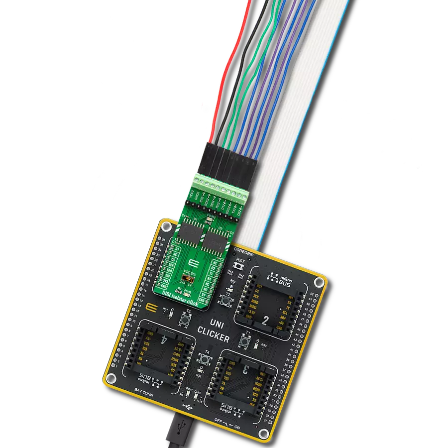DIGI Isolator Click with UNI Clicker