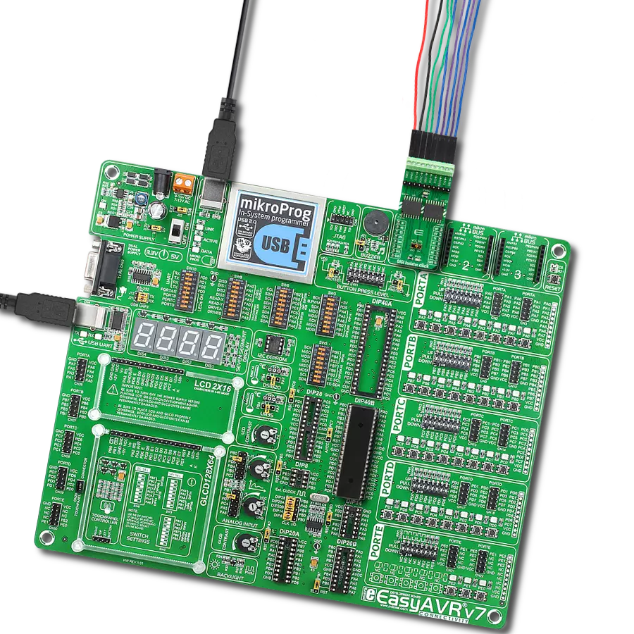 DIGI Isolator Click with EasyAVR v7