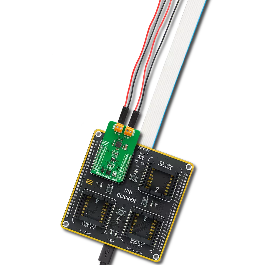 RMS to DC 2 Click with UNI Clicker