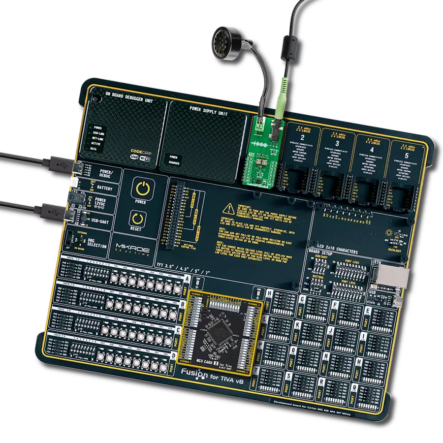 AudioAMP 12 Click with Fusion for Tiva v8