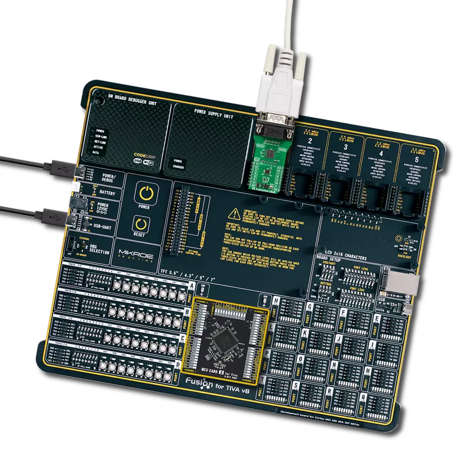 RS Transceiver Click with Fusion for Tiva v8