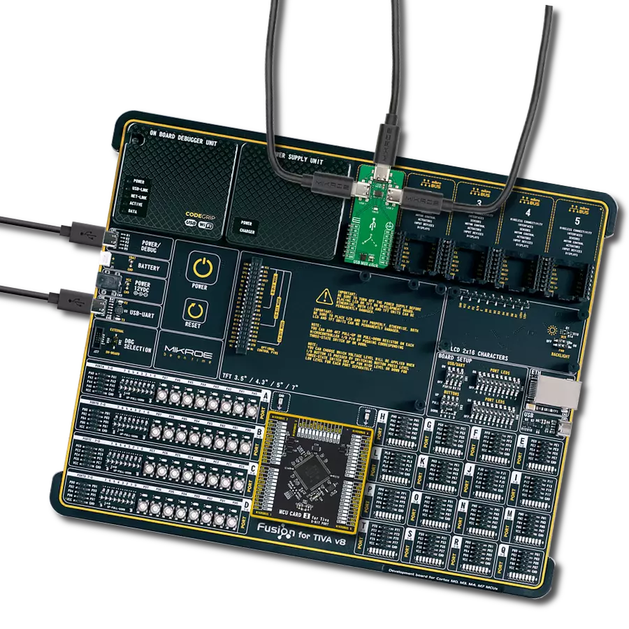 USB MUX Click with Fusion for Tiva v8