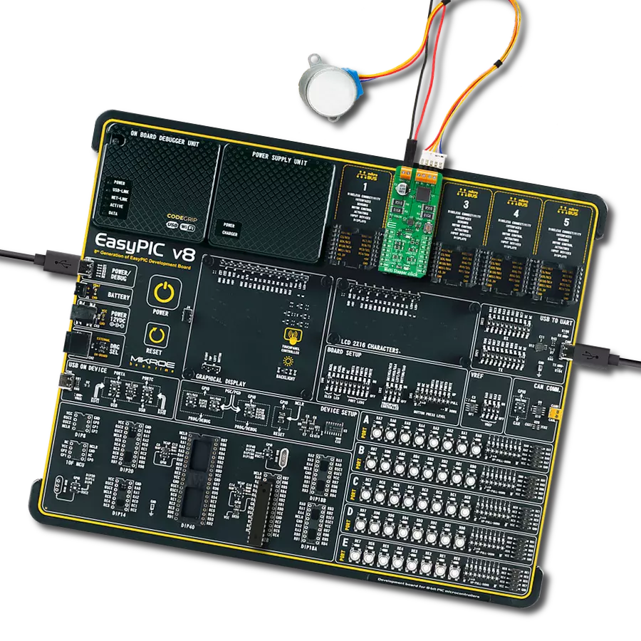Multi Stepper Click - TB67S102 with EasyPIC v8
