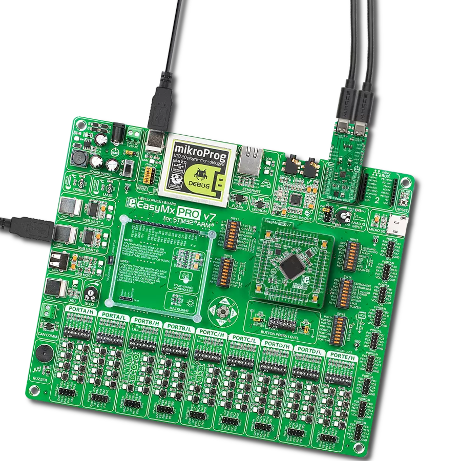 USB-C Power Click with EasyMx PRO v7 for STM32