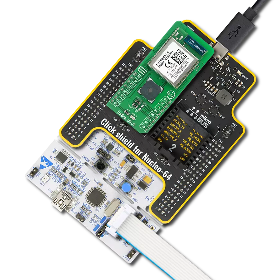 ZigBee Click with Nucleo-64 with STM32L073RZ MCU