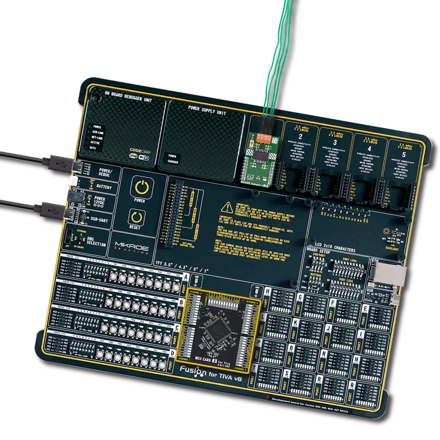 RS485 Isolator Click with Fusion for Tiva v8