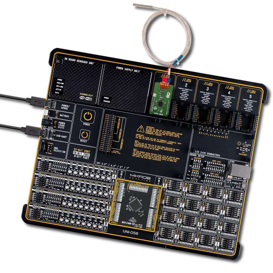 RTD Click with UNI-DS v8