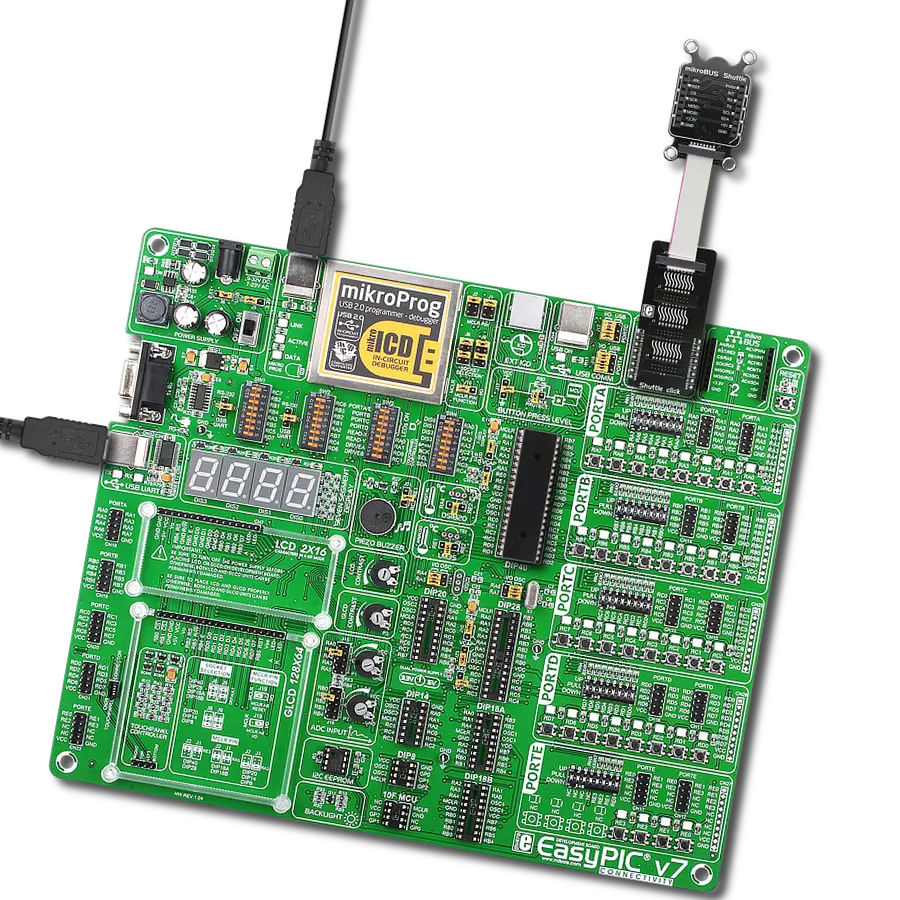Shuttle Click with EasyPIC v7
