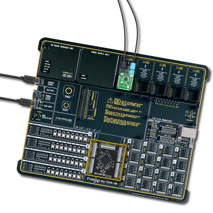 Fiber Opt Click 5V with Fusion for Tiva v8