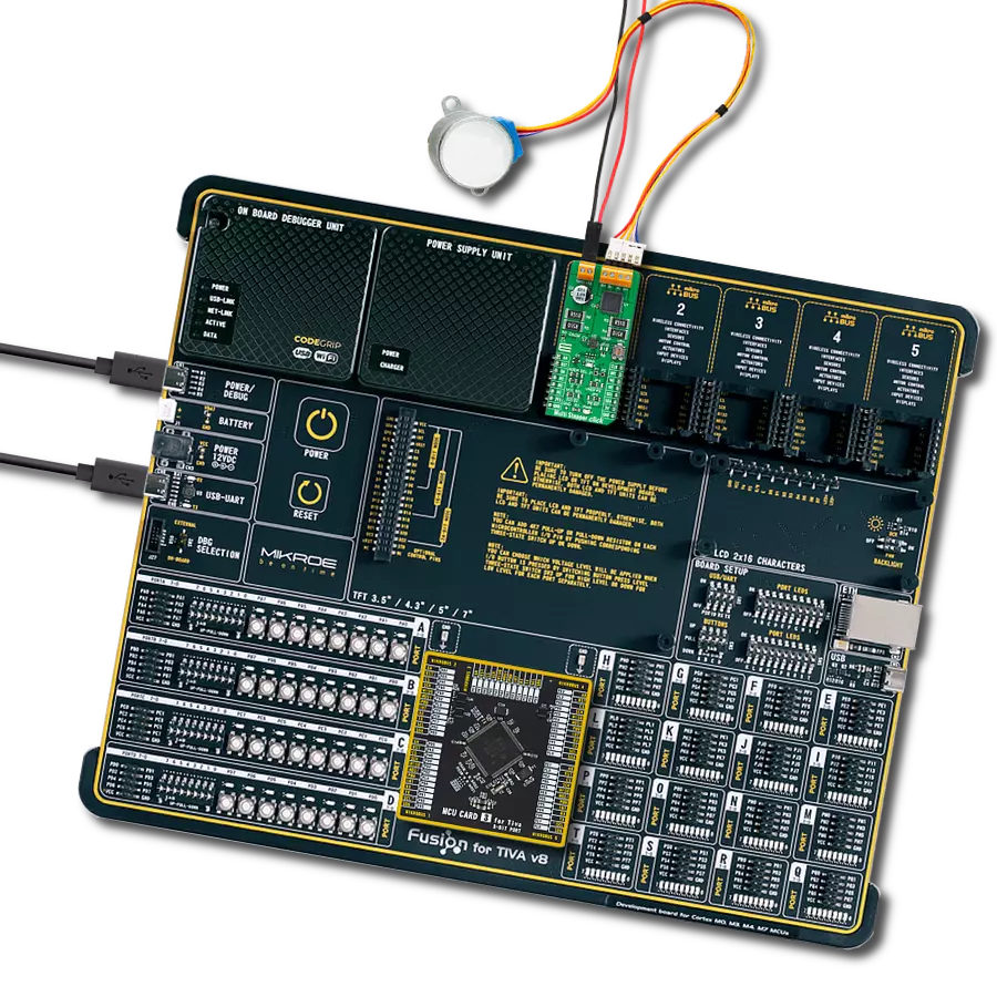 Multi Stepper Click - TB62261 with Fusion for Tiva v8