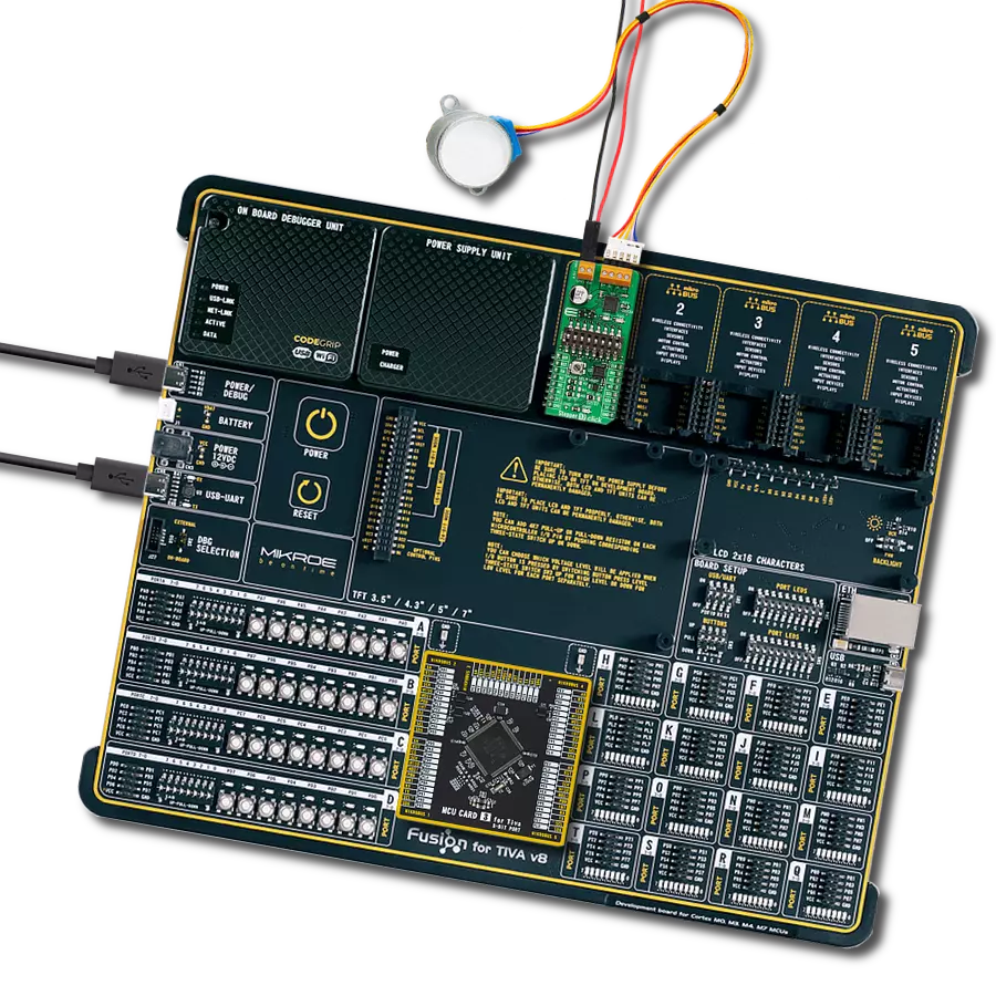 Stepper 17 Click with Fusion for Tiva v8